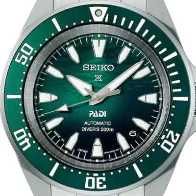 Seiko Prospex Samurai PADI Edition SBDY135 Men's Diver Watch Green