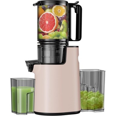 YPONE Cold Press Juicer Masticating Juicer with 5.4'' Wide Feed Chute