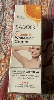 Sadoer Vitamin C Whitening Cream 3 in 1 Underarm Whitening 50g Exp 2027 NEW