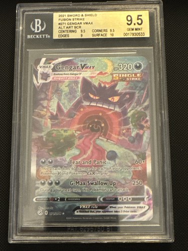 Gengar VMAX graded BGS 9.5 for sale on eBay