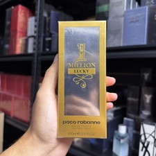1 Million Lucky by Paco Rabanne 3.4 oz EDT Cologne for Men New In Box