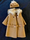 Vintage Barbie 1964 It’s Cold Outside Camel Coat-Hat Set Mint