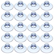 50Pcs Transparent Suction Cups, Plastic Suction Cups, Pads Without Hooks For Ou