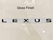 22 Lexus Trunk Lid Letter Logo Badge 3d Emblem F-sport Car Decorate Gloss Black