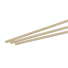 2mm Diameter 250mm Length Brass Solid Round Rod for DIY Craft 8pcs