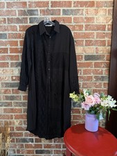 Origami Shacket Dress Black XXL Patchwork Layout