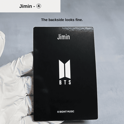 BTS ジミン クリアトレカ ARMYブース BTS JIMIN 3rd Muster Army Zip Limited DVD Official Trading Card