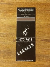 Vtg. Dudley's, Holiday Inn Toronto Airport Matchcover (BB14)