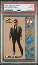 1993 Topps Jurassic Park #16 Dr. Ian Malcolm PSA 8 Jeff Goldblum