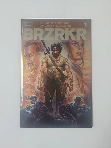 BRZRKR #1 MARK BROOKS FOIL VARIANT KEANU REEVES BOOM STUDIOS OPTIONED COMIC BOOK