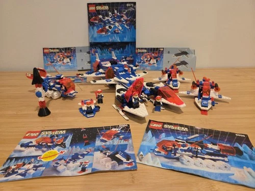 1993 Lot of LEGO Ice Planet Sets 6973 6898 & 2 x 6879 w/ instructions + Extras