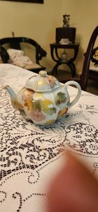 Villeroy Boch Gallo Style Porcelain 5-Cup Teapot Autumn Leaves Germany, New