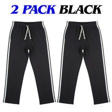 2 PACK MENS LOUNGE PANTS PYJAMAS STRIPED JOG BOTTOMS PJS NIGHTWEAR TROUSER S-3XL