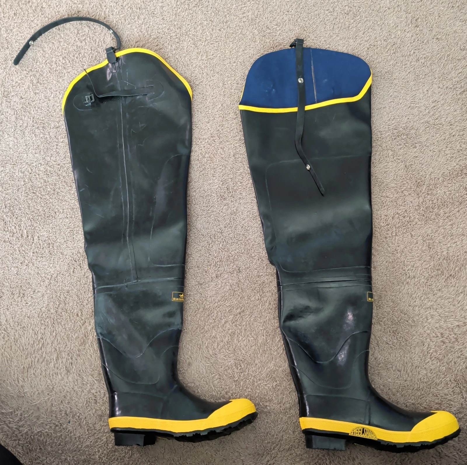 RAINFAIR Steel Shank & Toe Waders Mens Size 10 Rubber Fishing Hunting Rain Boots
Opens in a new wind