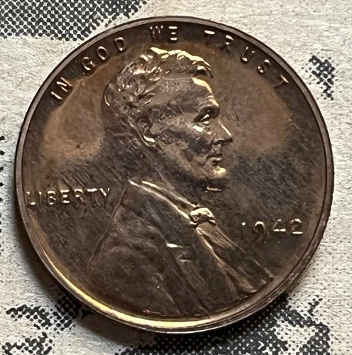 1942 PROOF Lincoln Wheat Cent very Rare Tough Date For A Proof Cent Z07