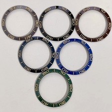 38mm Ceramic Bezel Yellow Letters Watch Bezel Insert Ring for 40mm Watch Case