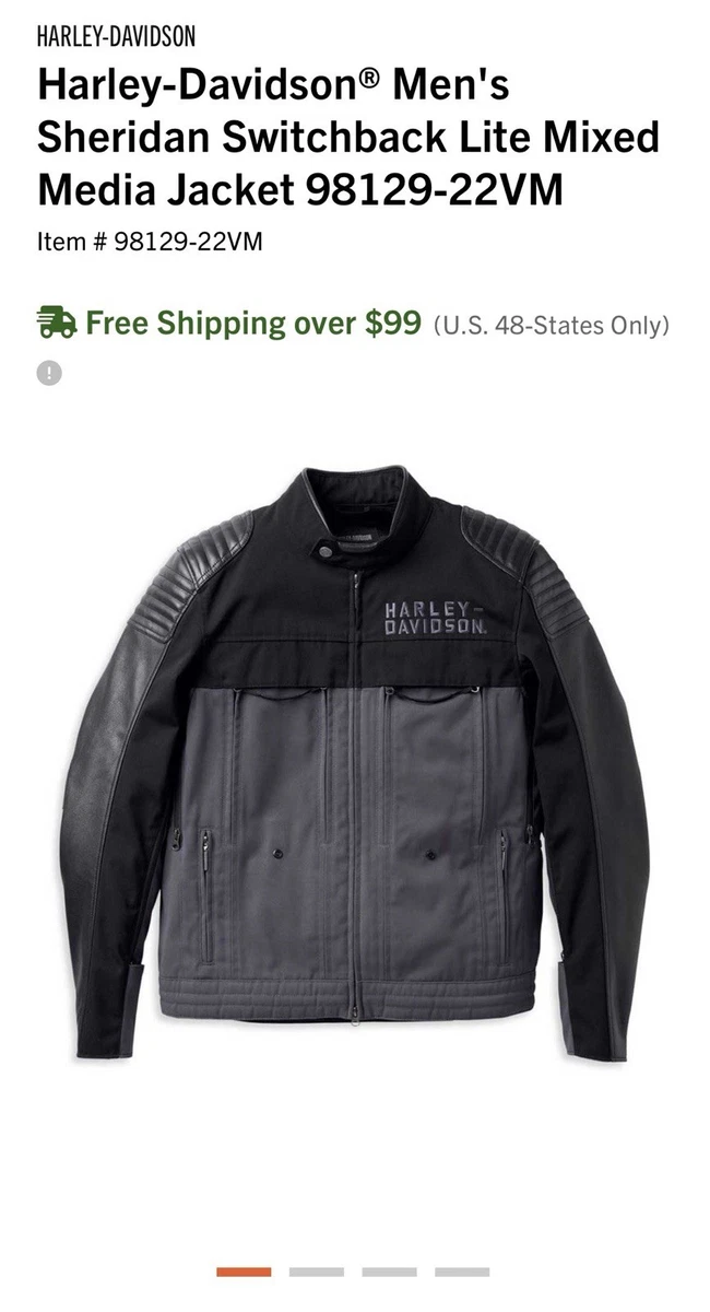 Harley-Davidson® Men's Sheridan Switchback Lite Mixed Media Jacket