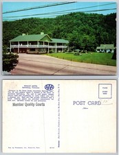 Whaley Motel Gatlinburg TN Great Smoky Mountains National Park Postcard