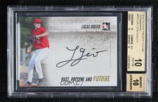 2013 ITG Past Present and Future Lucas Giolito #PPF-LG4 BGS 10 PRISTINE Auto e8i