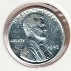 1943 WWII Lincoln Wheat Steel Penny Collectible US Collection Very Good War Coin