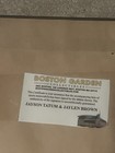 Boston Celtics Tatum and Brown autographed framed photo with game used net — photo 8