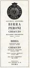 ADVERTISEMENT 1923 BEER PERONI ANONYMOUS COMPANY ROME ICE PRODUCTION LOGO