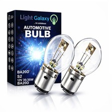 2x S2 12V 35/35W BA20d Bilux Moped Motorrad Birne Lampe Glühlampe Glühbirne