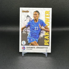 Sveindis Jonsdottir Peak Power Iceland - 2025 Topps Merlin Women's Euros