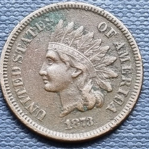 1873 Indian Head Cent 1c Higher Grade XF #95921
