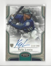 2020 Topps Tier One Break Out #BOAKL Kyle Lewis RC AUTOGRAPH Mariners