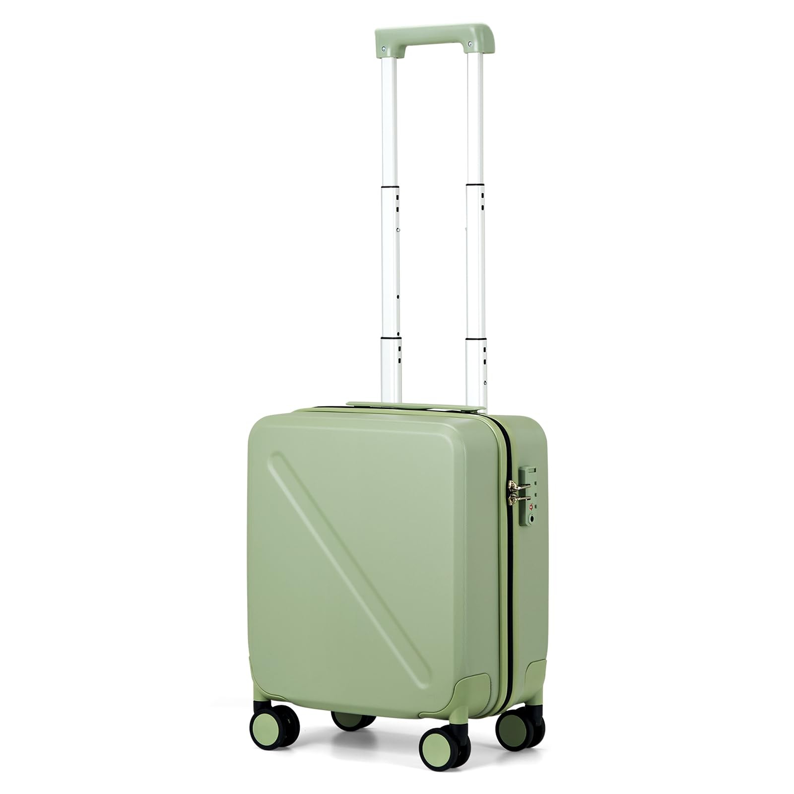With Wheels 16 Inch Small Suitcase Underseat Carry...