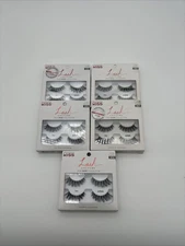5pk KISS Lash Couture Faux Mink False Eyelashes Knot-Free Lash Band