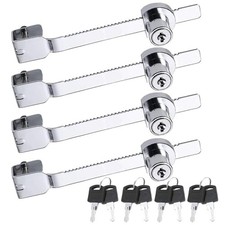 Glasvitrine Schloss, Schiebetürschloss mit Schlüssel, Glastürschloss Sicherheits