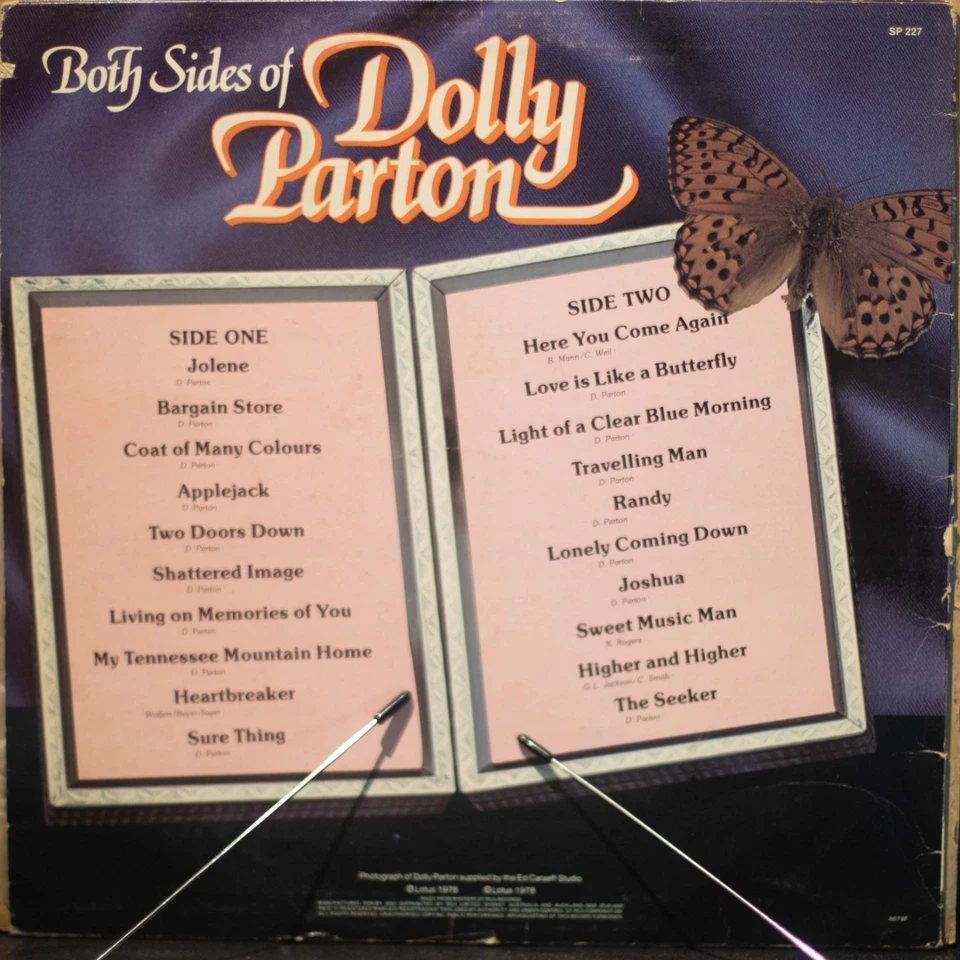 BOTH SIDES OF DOLLY PARTON - Vinyl LP - RCA - 1979 - VG FREE POSTAGE (3118) - Image 4 of 4