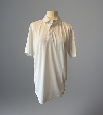 Seltenes Puma Peter Gustafsson Herren Weiß & T-Shirt M Kurzarm Golf 2018