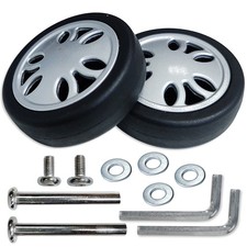 Replacement Luggage Suitcase Wheels OD 50mm Repair Kit Parts 50mm x 15mm x 6mm