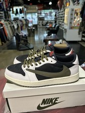 Travis Scott x Air Jordan 1 OG SP Low Black Olive for Sale Travis Scott x Air Jordan 1 OG SP Low Black Olive for Sale