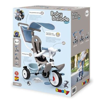 Dreirad Simba Balade Plus Blau 3 in 1 [68 x 52 x 101 cm]