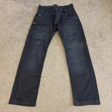 883 Police Mens Prodigy Jeans Dark Blue W30 L32 Casual Button Fly 