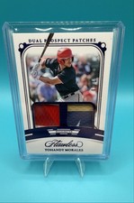 2024 Panini Flawless - Dual Prospect Patches Yohandy Morales #DP-YM /15 auto