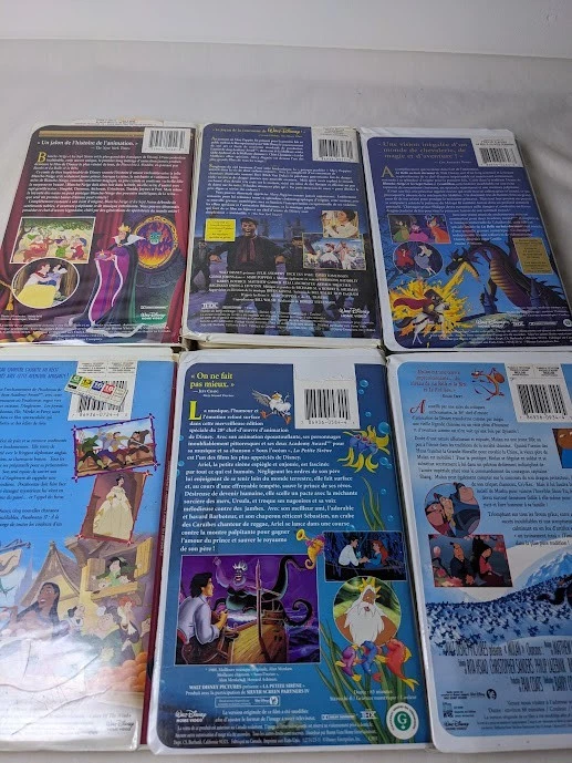Collection VHS Disney VF – L’Évolution du Courage (1937-1998, 6 Films) - Image 2 of 3