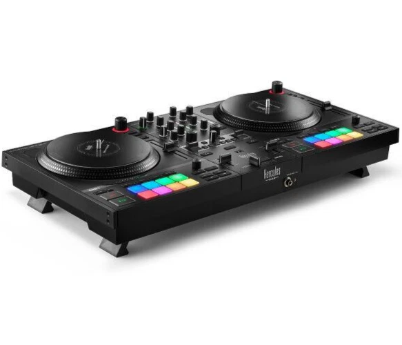 Hercules DJControl Inpulse T7 2-Deck Motorized DJ Controller Scratch Turntables - Image 2 of 4