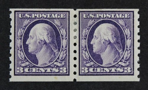 CKStamps: US Stamps Collection Scott#394 3c Washington Mint HR OG 24 1/2mm