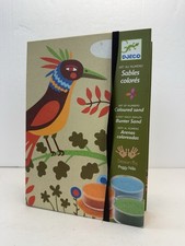 Djeco DJ08639 Birds of Paradise Colored Sand Art Kit Ages 6-11