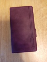 Samsung S21 Wine Red PU Leather Phone Case BNIB