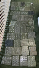 43 Pc Lot Vintage Candy Plastic Molds Christmas Halloween Easter Sports Animals+
