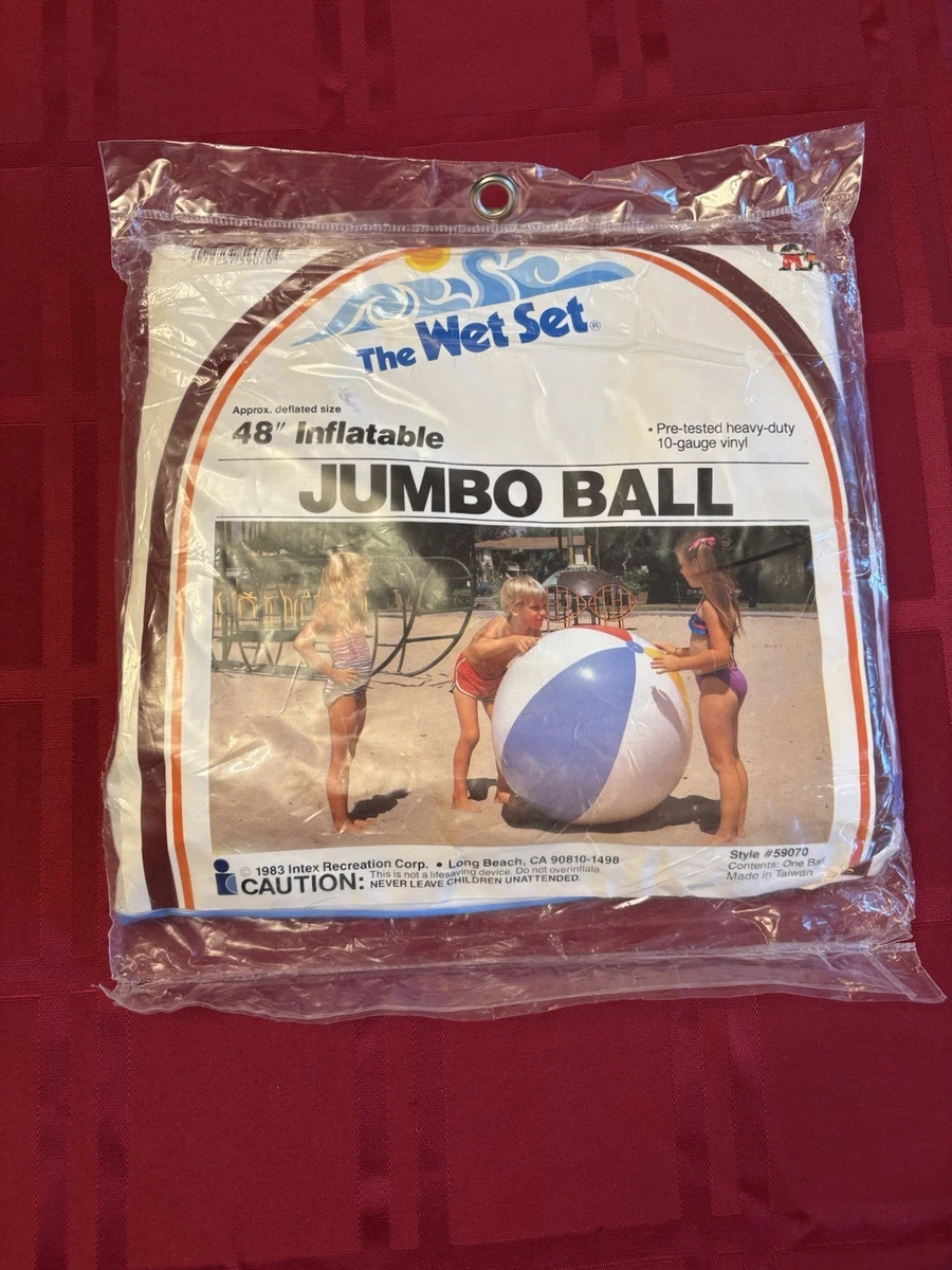 Super boule d'eau NIVEA, gonflable, vintage beachball balle
