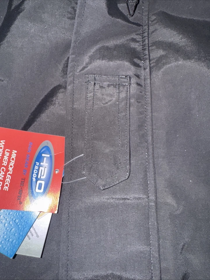 Tru-Spec H2O Waterproof 3-IN-1 Parka Jacket  w/ Fleece Liner Black X-Large Reg - Image 4 of 4