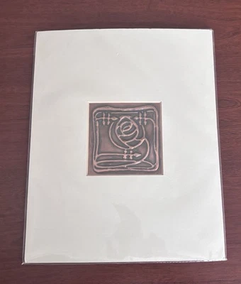 Handmade Embossed Copper Art by Derek M Fergus Scottish Art Nouveau - Image 1 of 4