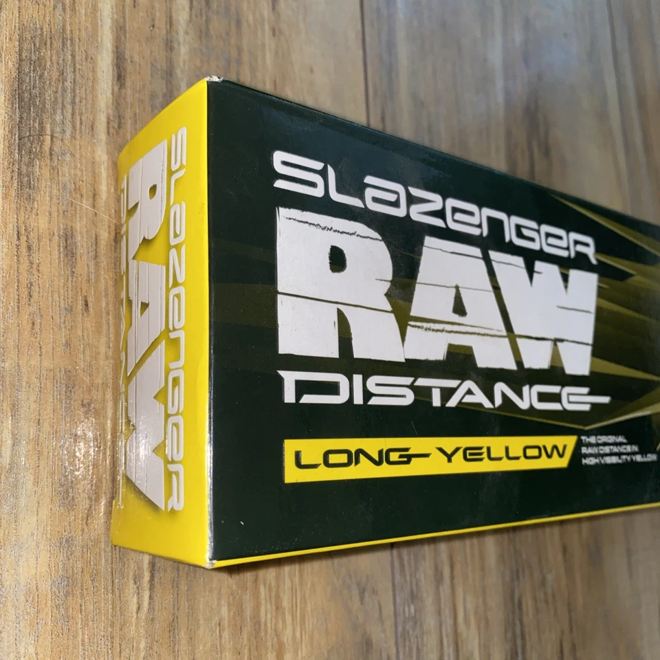 12 New SLAZENGER RAW DISTANCE Long Yellow Golf Balls in Original Box SZ1 - Image 2 of 4